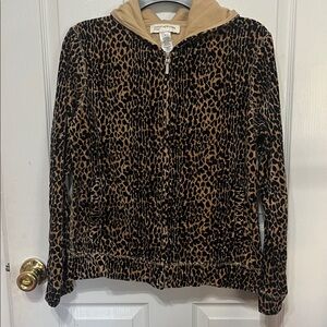 Jones New York Animal Print Hoodie